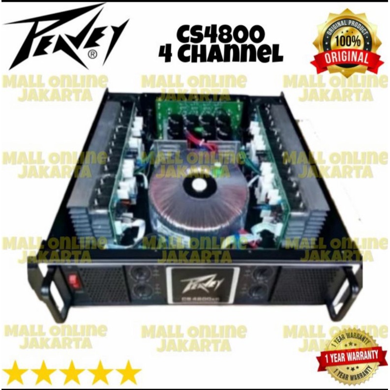 Power Audio Peavey Cs4800 4channel Cs 4800 ampli 4ch