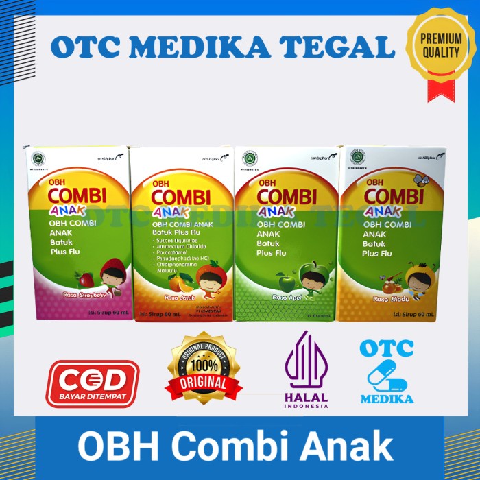 OBH Combi anak batuk plus flu 60 ml Obat batuk dan flu anak - anak