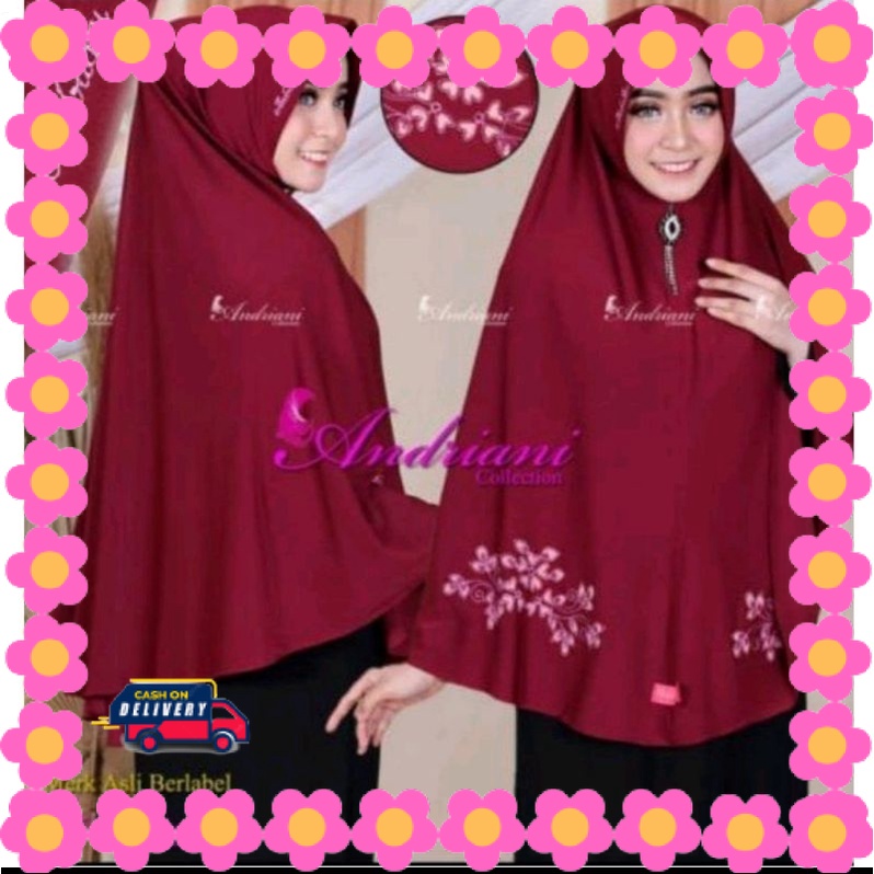 HIJAB WANITA MUDA CASUAL Pashmina Girly Syar i JUMBO / fattahijab id Khimar Andriani bordil | jersey