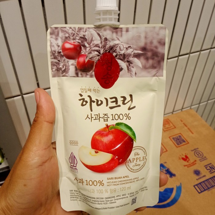 

Hiclean Cheongsong Apple 120ml - Sari Buah Apel