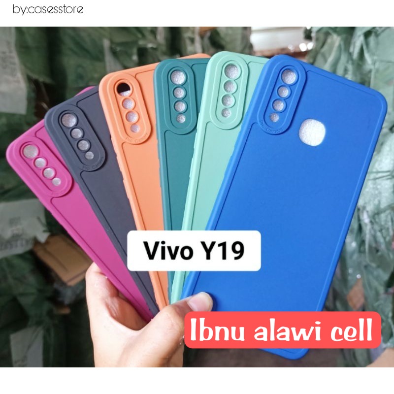 Case Vivo Y19 Softcase Candy Makaron Protect Camera TPU