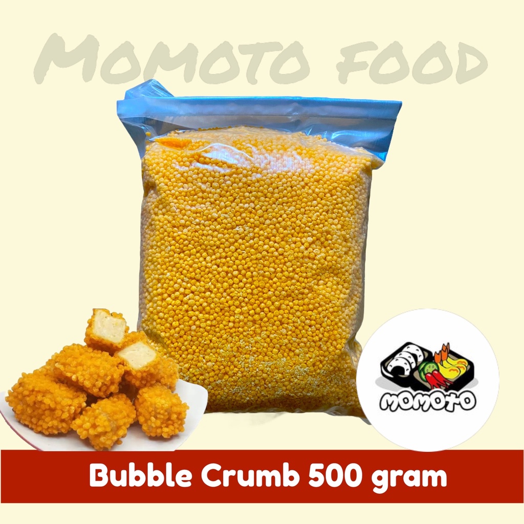 

PROMO Bubble Crumb Crispy Nugget Naget Tepung Roti Bulat 500 gram HALAL