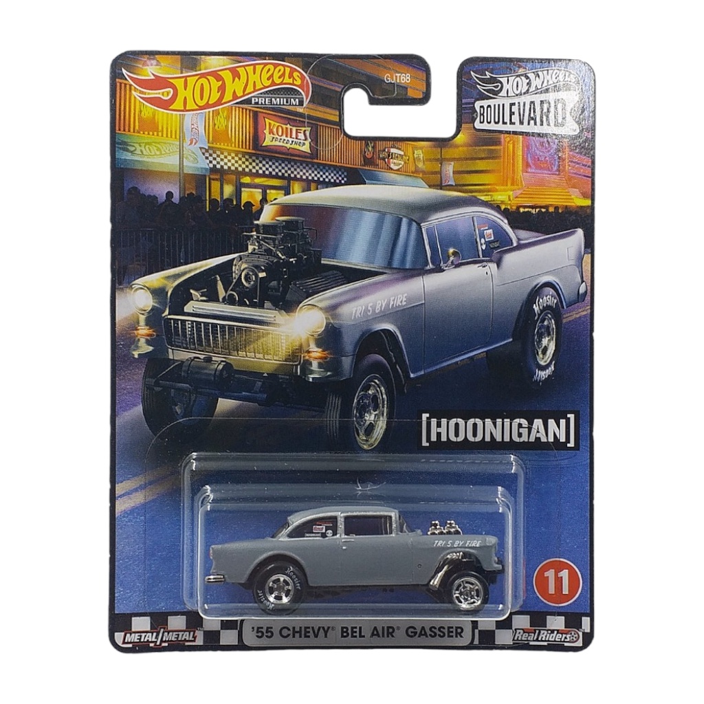 Hot Wheels Boulevard 55 Chevy Bel Air Gasser Abu - CFD2