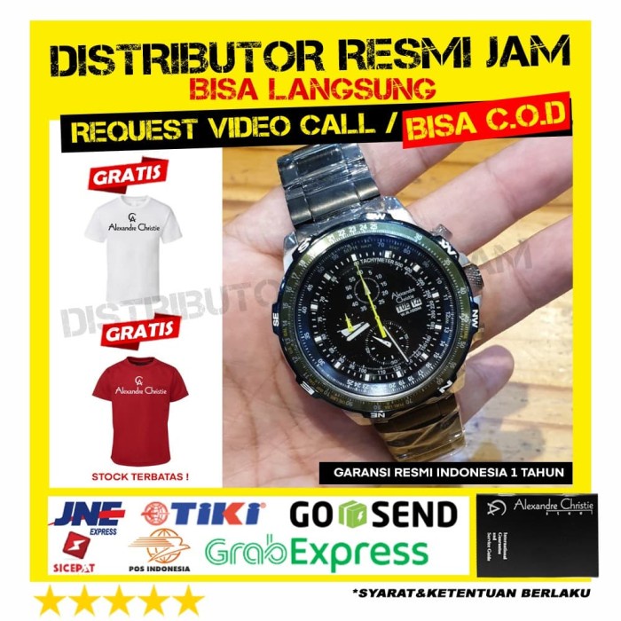 jam tangan alexandre christie 6463mc 6463 ac6463 garansi resmi