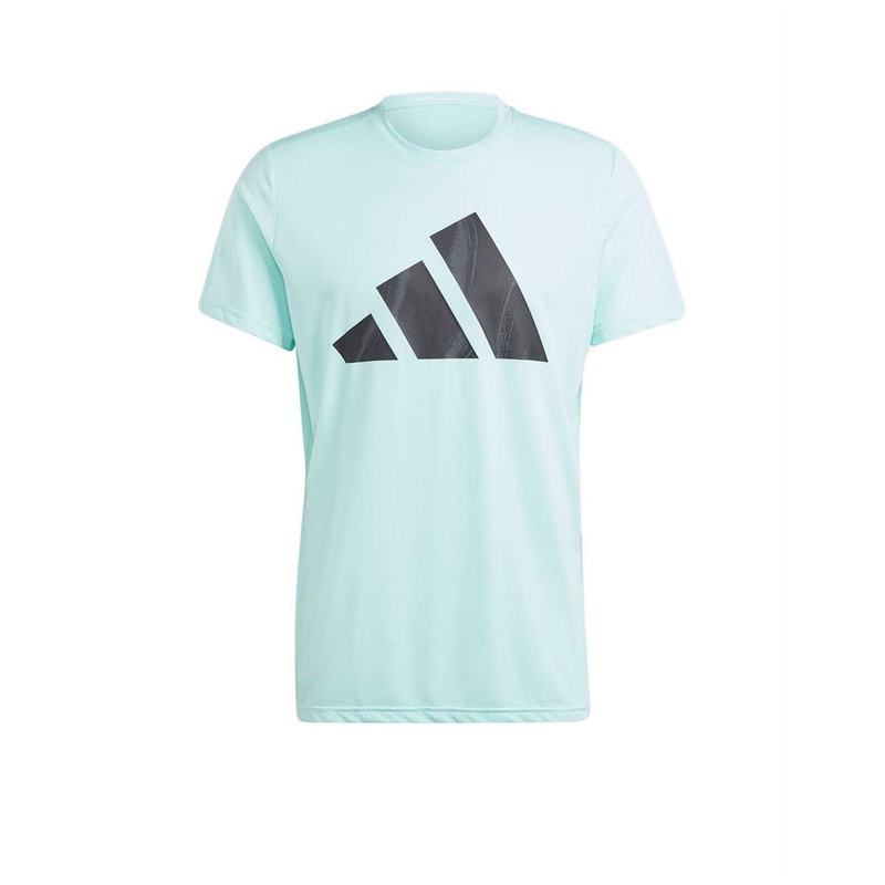 Adidas Brand Love Men's T-Shirt - Semi Flash Aqua