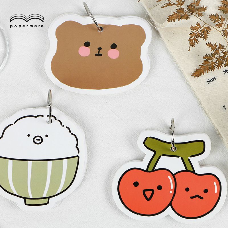 

1A. Memo Flashcard - ring notebook mini lucu [thehanscorner]