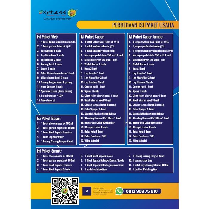 custemstore32_id Paket Kemitraan Siap Usaha Cuci Helm tanpa Mesin Pengering - Super