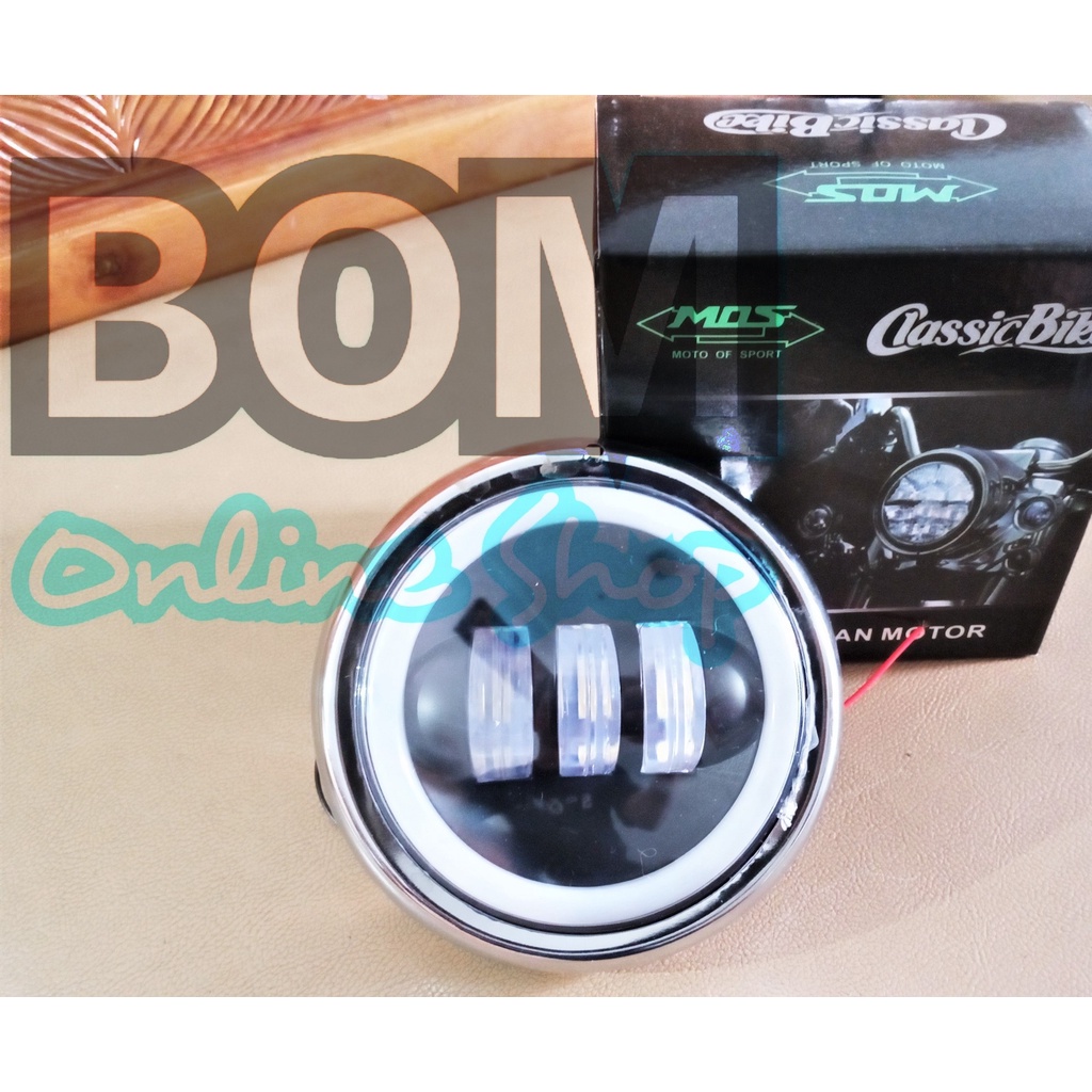 Lampu DAYMAKER C70 Reflektor C 70 Angel eye 4,5 inch MOS dan ORIGINAL