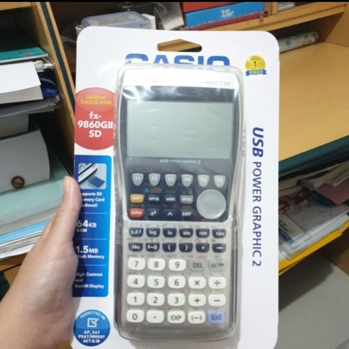 

Kalkulator Casio Graphic fx 9860GII SD Garansi Resmi 212 - CLASSPAD 330 +