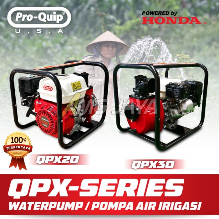 Pompa Alkon Irigasi Sawah 3inc PROQUIP QPX 30 Mesin Penyedot Air Sawah