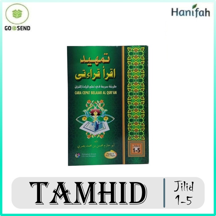 Buku Tamhid iqro Qiroati Jilid 1-5 - Cara Cepat Belajar Al Qur'an