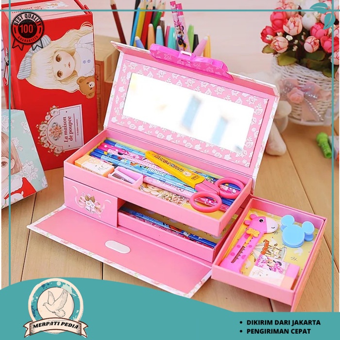 

Tempat Pensil 3 Dimensi Kode Kotak Pensil Kode 3D MP - Motif Cewe