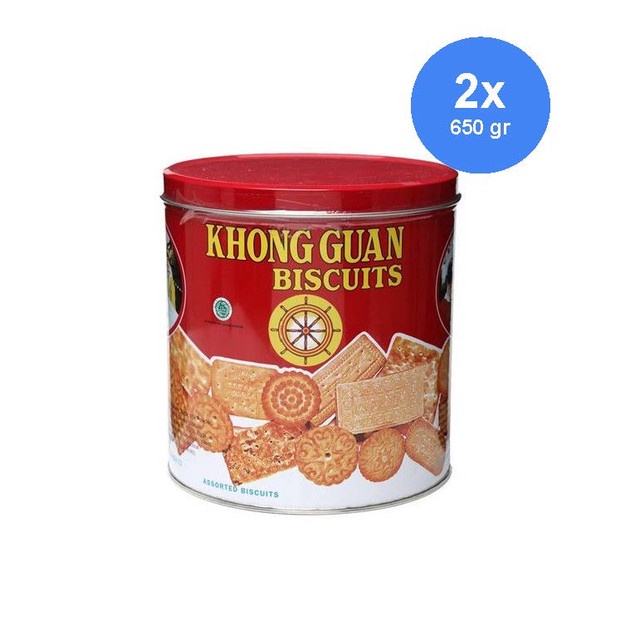 

Khong Guan Biscuits 650 gr x 2