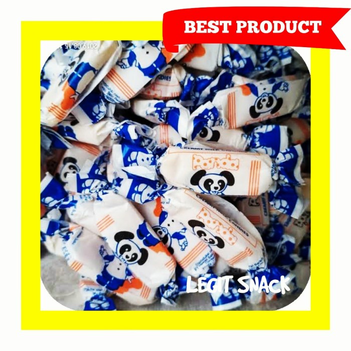 

✨PROMO✨ -PERMEN SUSU PANDA 100 PCS HALAL / PANDA MILK CANDY