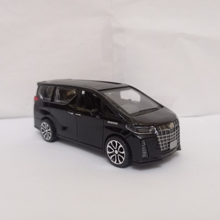 Diecast miniatur Toyota Alphard skala 32 mobil mainan anak bahan besi