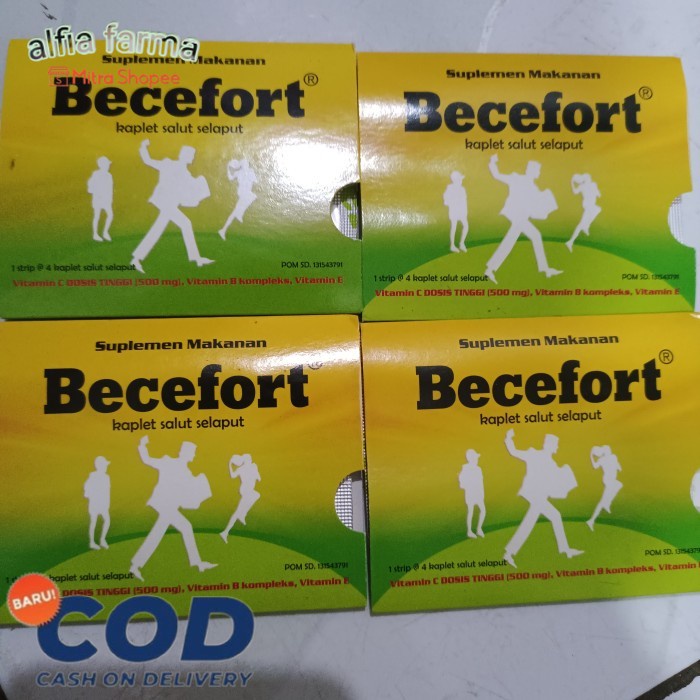becefort suplemen makanan @4 tablet original
