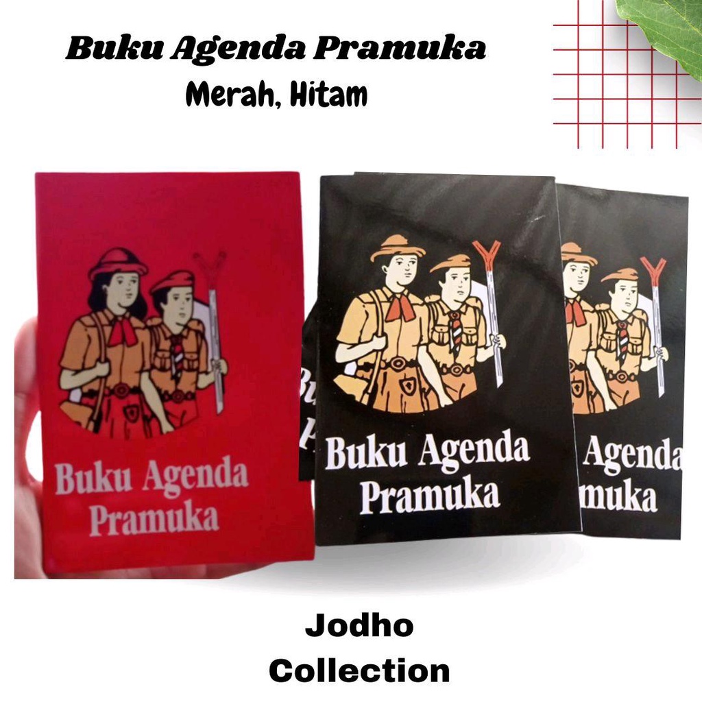 

Buku Agenda Pramuka Merah Hitam