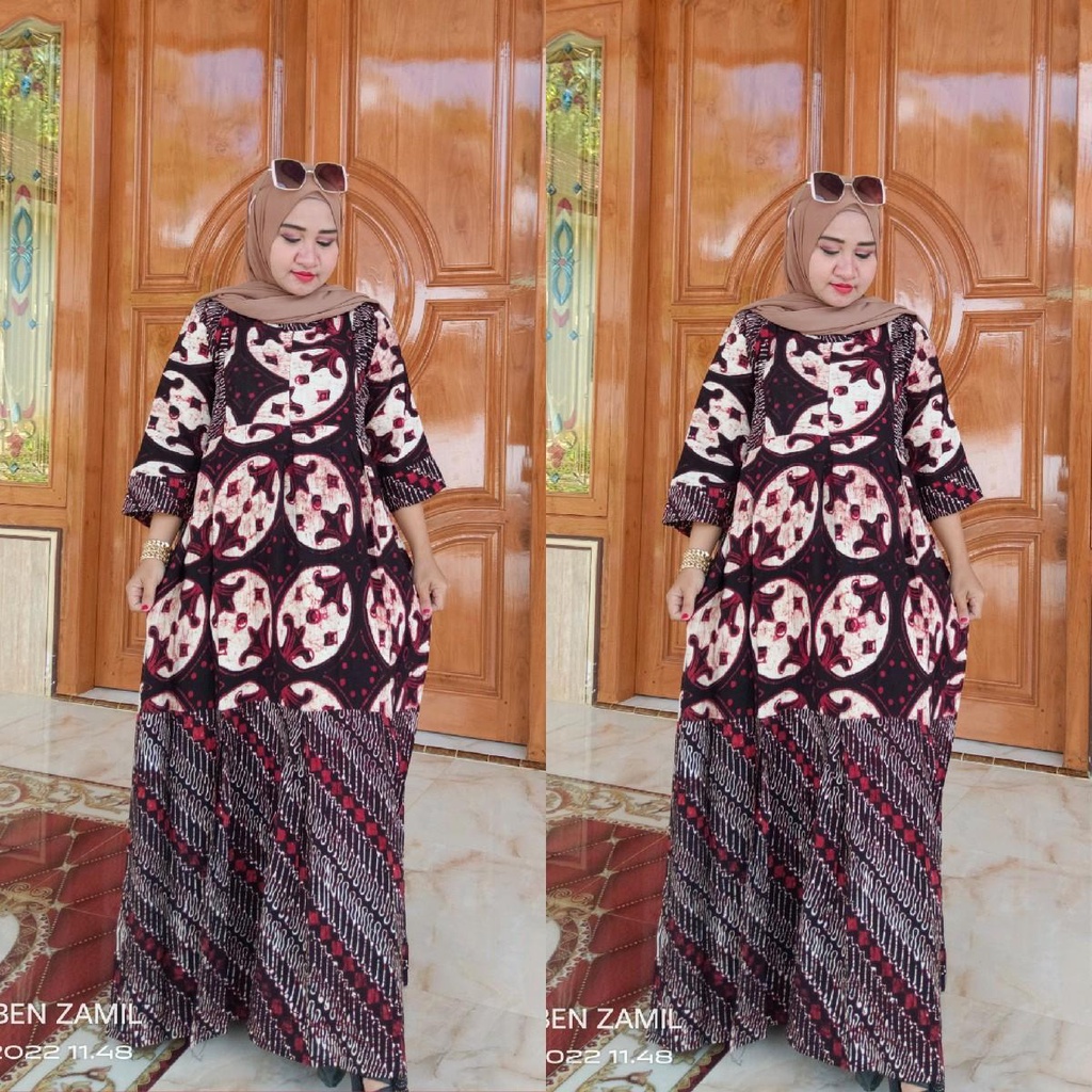 DASTER BATIK TULIS ASLI BAHAN RAYON