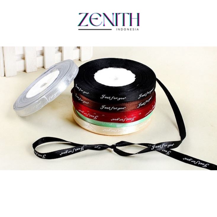 

Zenith - PTA4 FOR U (MINI) Pita Satin Roll Motif Always By Your Side/Pita Kado 1cm/Pita Dekorasi Buket