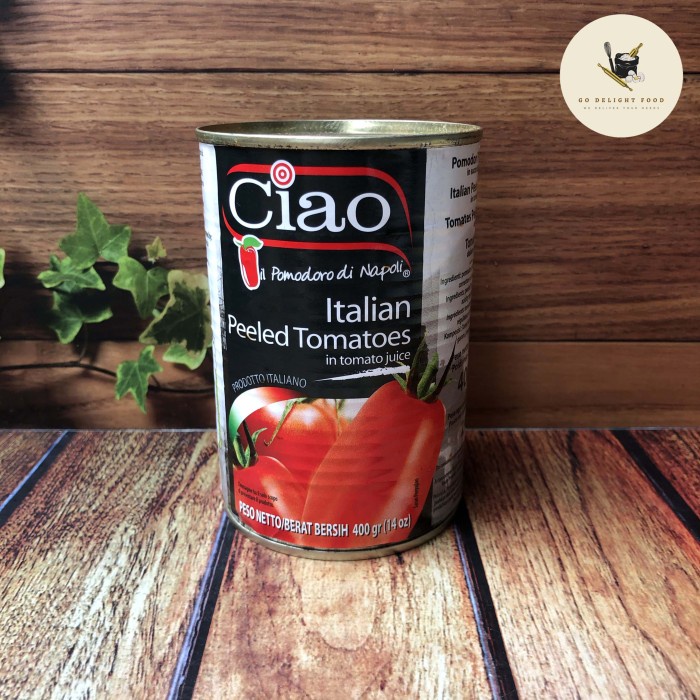 

CIAO Italian Chopped Tomato / Whole Peeled Tomato - 400G