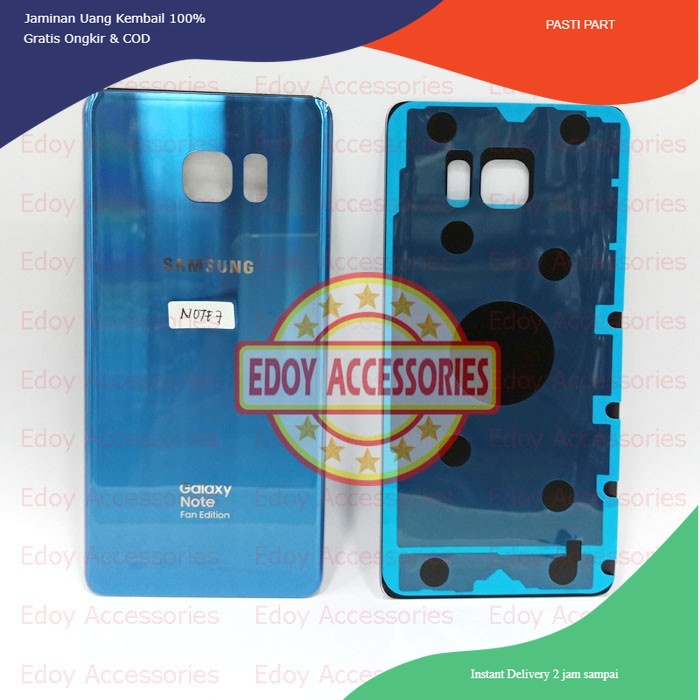 Kesing Samsung Galaxy Note FE Note 7 N935 N935F Backdoor Casing - Biru