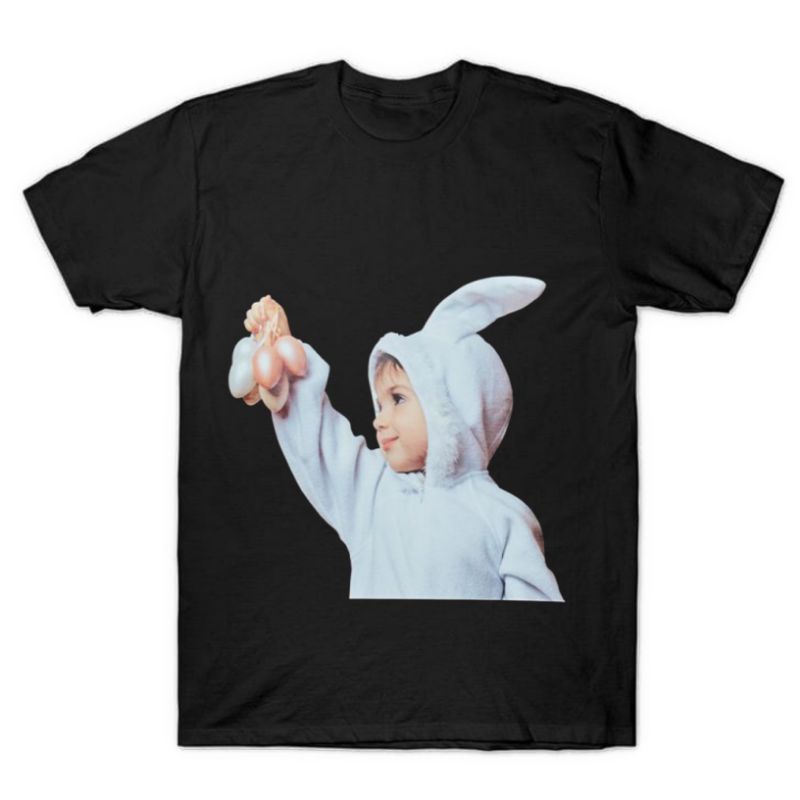 [ZS] Baju Kaos Pria  | ADLV | Baby Face Rabbit Tee Black Authentic baju tshirt bootleg vintage pria 