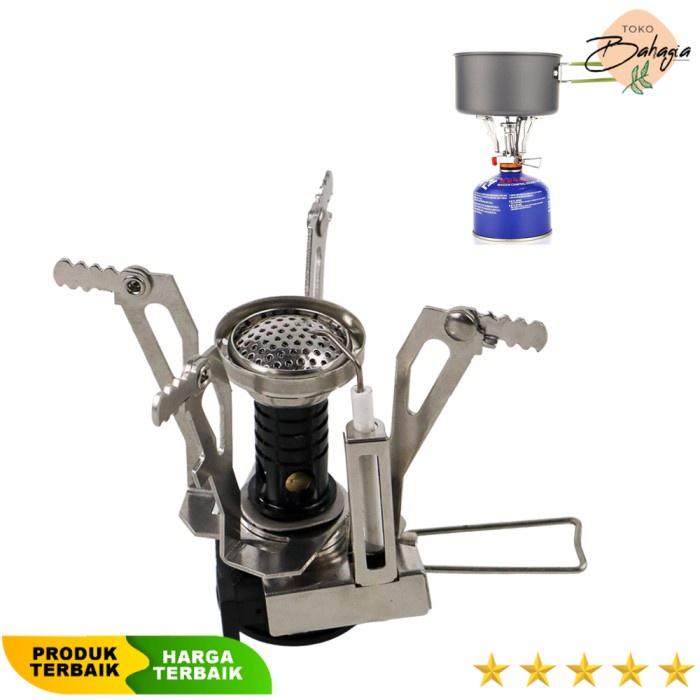 Kepala Kompor Gas Lipat Mini Camping Stove - LIXADA