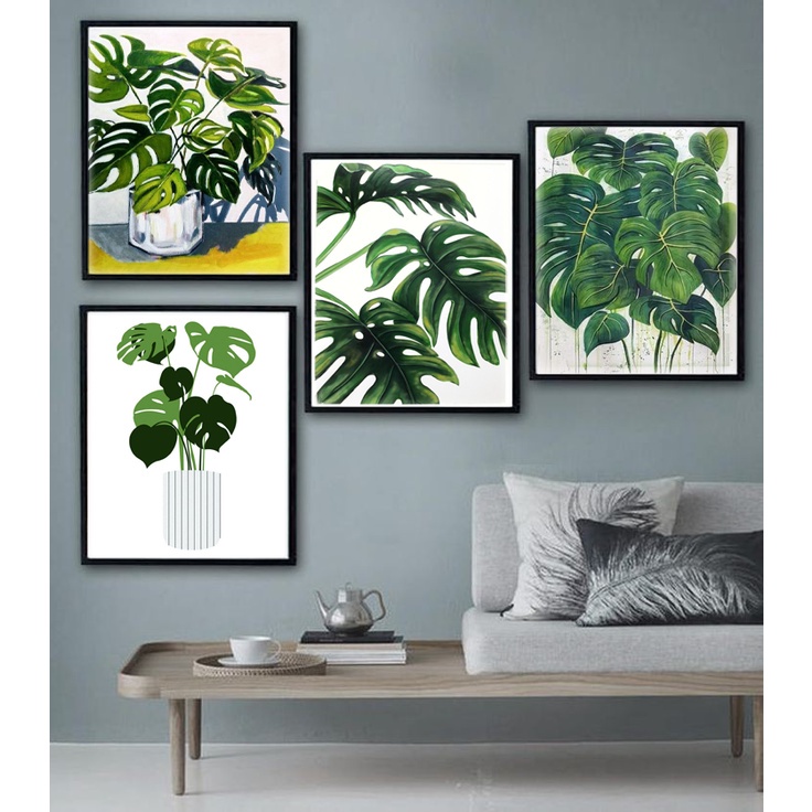 Hiasan Dinding Daun Monstera Ukuran Jumbo Hiasan dinding DAUN MONSTERA Hiasan dinding topical Ukuran