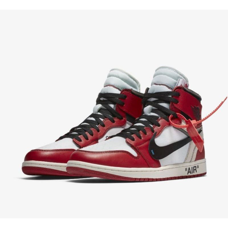 Sepatu Basket AJ Retro 1 High Chicago Off White High Premium Original