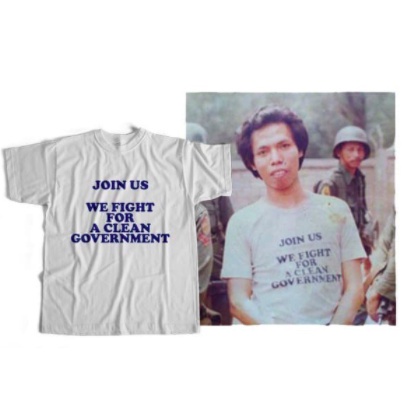 Kaos BAJU T-shirt Dono Warkop Legend - Join Us We Fight For A Clean Government