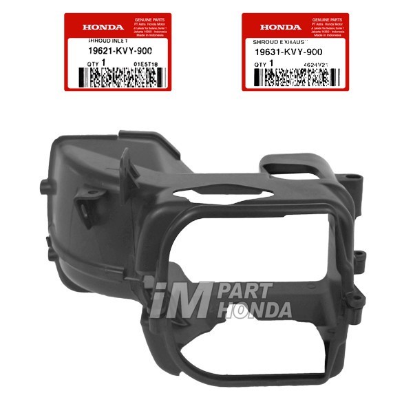 19621-KVY-900 19631-KVY-900 Tutup Mesin Atas Bawah Beat Scoopy Karbu