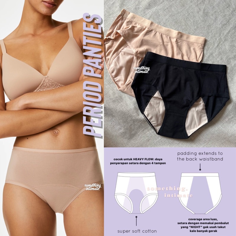 Wacoal Luludi Maxi Panty LP 1032 - Midi Panty LP 1031 /ANKO Heavy Flow Organic Cotton Period Panty o