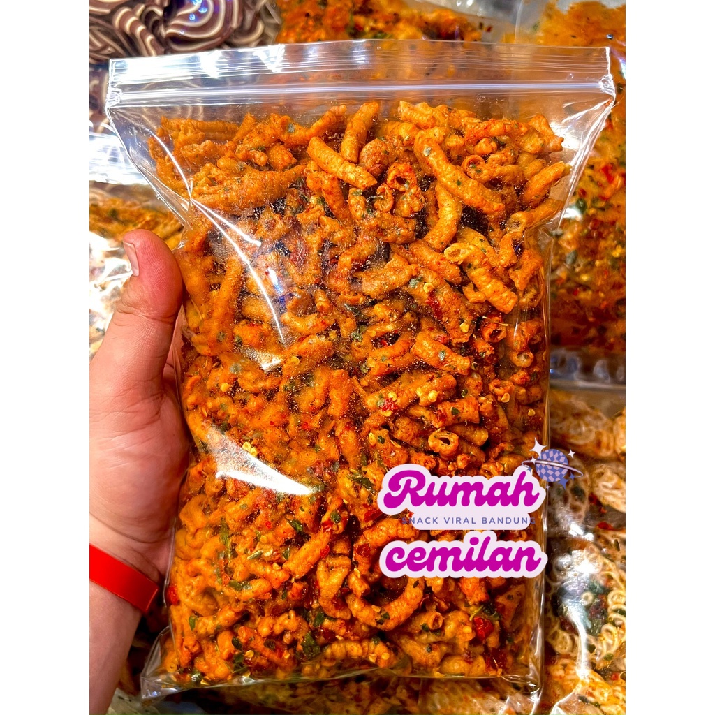 

1KG - Usus Ayam Krispy Pedaas Daun Jeruk Dan Original RUMAH CEMILAN