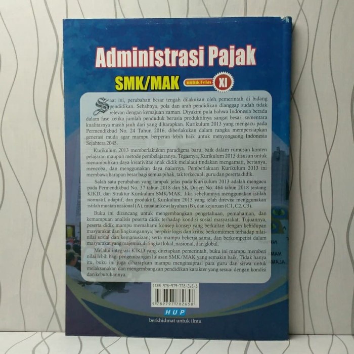 

Terlaris ✨ - BUKU ADMINISTRASI PAJAK SMK KELAS XI KURIKULUM 2013 EDISI REVISI