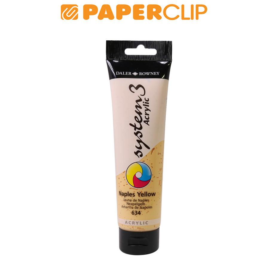 

ACRYLIC COLOR DALER ROWNEY SYSTEM3 150ML 129150634 NAPLES YELLOW