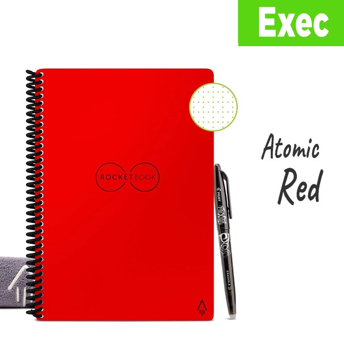 

MURAH- Rocketbook Core Smart Reusable Notebook, Dapat Ditulis Berulang-ulang - Mini Gray- 1.2.23