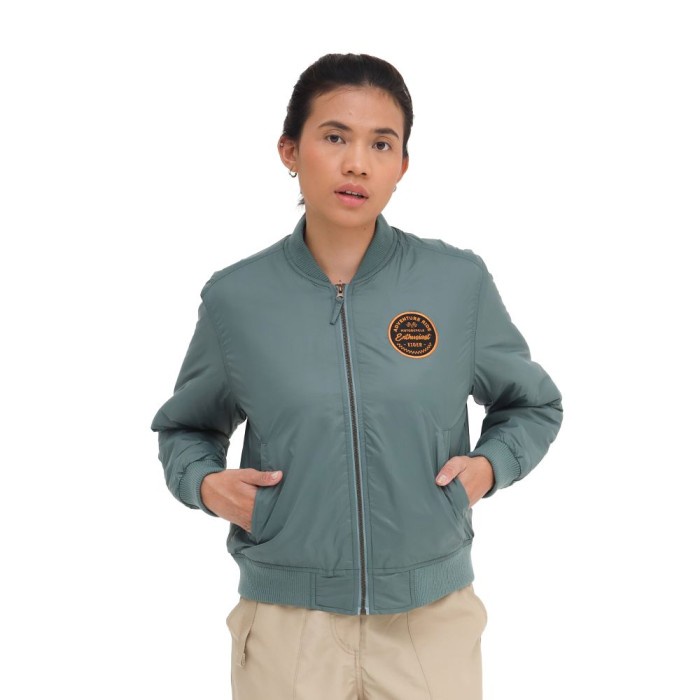 BismillahEIGER CRANK UP BOMBER JACKET - Green, 2XL