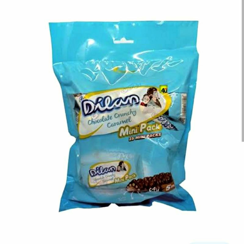 

dilan bag chocolate crunchy caramel | mini pack isi 25 pcs