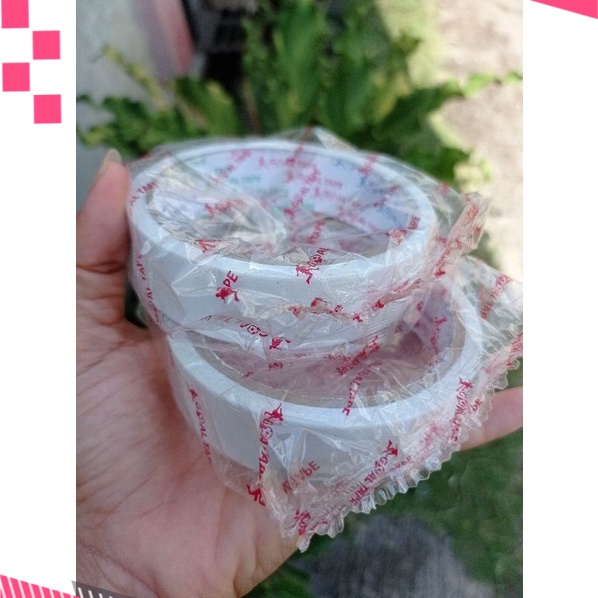 

Double Tape Isolasi Bolak-Balik Goal Tape 24mm inch Murah MURAH GROSIR ATK BOLPEN PENSIL BUKU