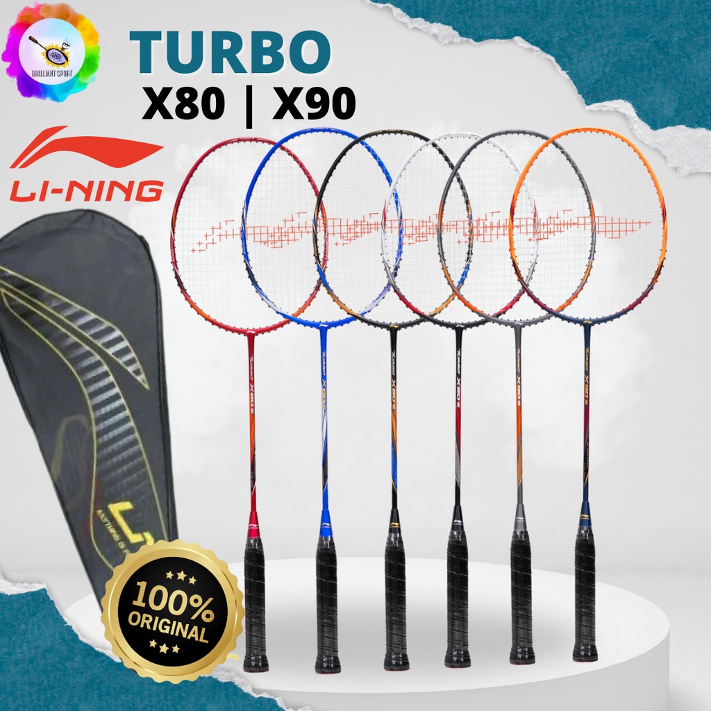 RAKET BADMINTON LINING TURBO X80 III X90 III X 80 III X 90 III ORIGINAL 100%