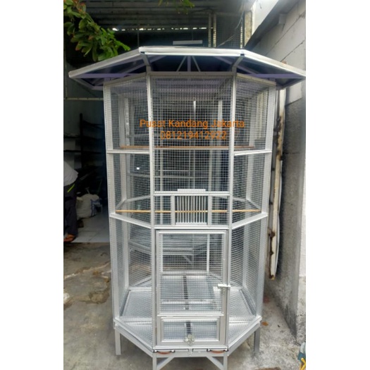 kandang aviary burung besar prisma