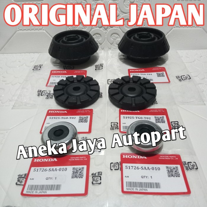 support shock + tatakan + bearing support mobilio , brio , jazz