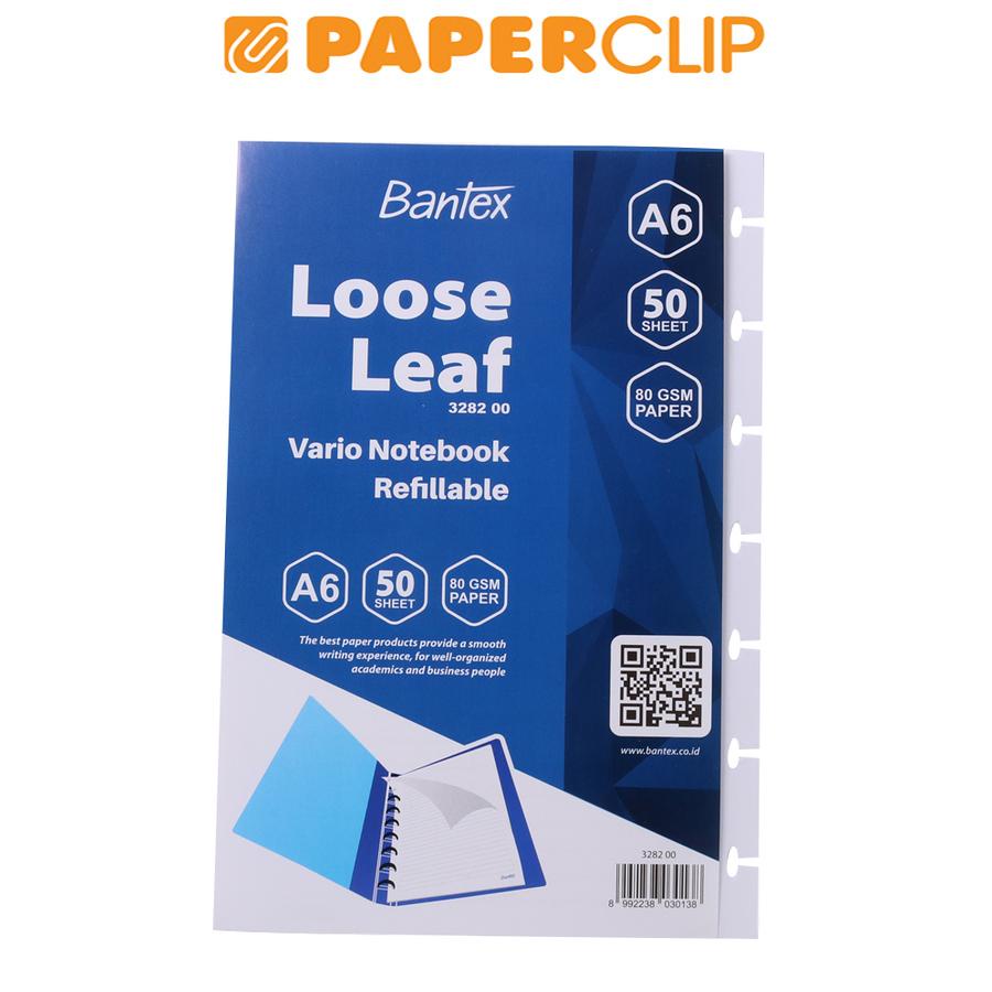 

LOOSE LEAF A6 BANTEX 3282 00 50S VARIO