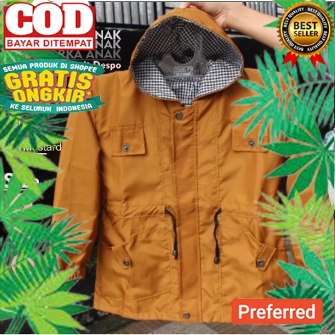 Jaket Parka Anak Cowok Cewek Bahan Parasit Umur 2-12 Tahun Nyaman Di Pakai// JAKET KEREN MODEL BARU 