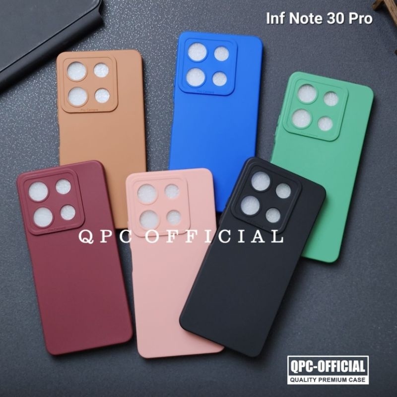 Infinix Note 30 Infinix Note 30 Pro Case Pro Kamera Case Slim BlackMatte Silikon Warna Case Infinix 
