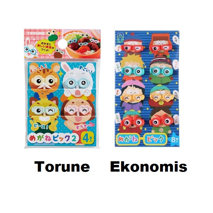 Goggles Picks Torune P-3463 Garpu Tusuk Tusukan Buah Makanan Hiasan Bento Buah Cake Fruit Fork Forks