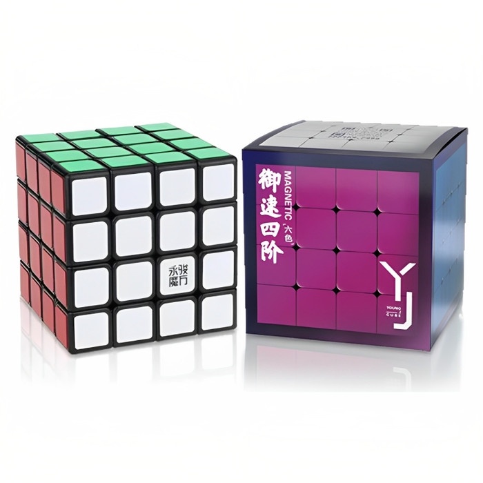 Rubik Cube 3x3 4x4 Rubik Cube Profesional Yongjun YJ Cube Magnetic - 3x3