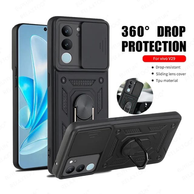 Casing VIVO V29 V27e V27 5G Hybrid Armor Defence Series Case Ori Pelindung Hp