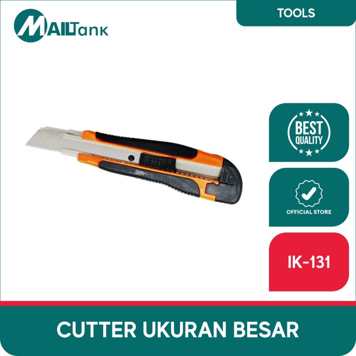 

MAILTANK IK131 Cutter Besar Pisau Gagang Karet