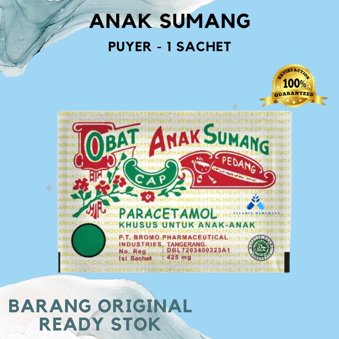 Anak Sumang Paracetamol (1 Sachet Puyer Paracetamol)